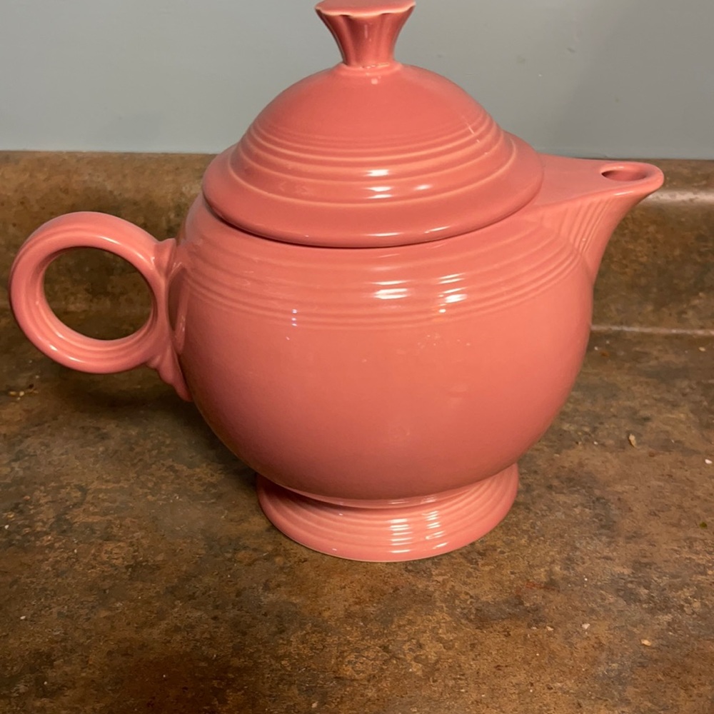 Fiesta Ware Mauve-Rose colored tea pot